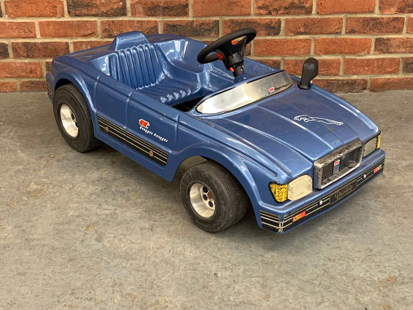 Toys Toys Blue Plastic Jaguar Childs Pedal Car - Image 3 of 5