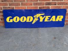 Aluminium Goodyear Tyres Sign