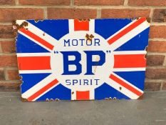 Enamel BP Motor Spirit Union Jack Sign&nbsp;