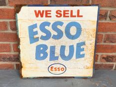 Metal “We Sell Esso Blue” Sign