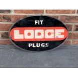 Perspex “Fit Lodge Plugs” Hanging Sign a/f
