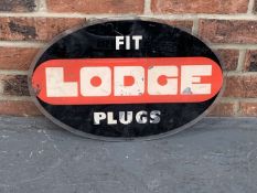 Perspex “Fit Lodge Plugs” Hanging Sign a/f