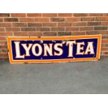 Enamel Lyons Tea Sign