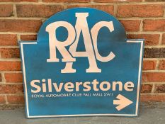 Metal Made RAC Silverstone Sign