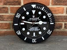 Modern Metal Rolex Submariner Wall Clock