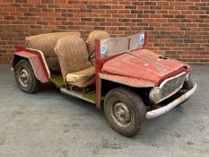 Wooden and Metal Framed Childs Petrol Car (For Restoration)