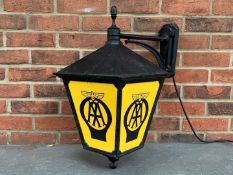 Modern AA Garage Wall Mounted Illuminated Lantern