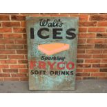 Metal Made Walls Ices Sign