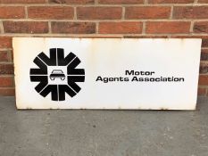 Motor Agents Association Enamel Sign