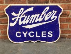 Humber Cycles Metal Made Sign