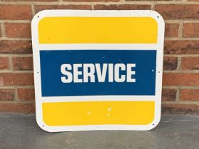 Duckhams Service Aluminium Sign