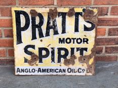 Pratts Motor Spirits Enamel Sign