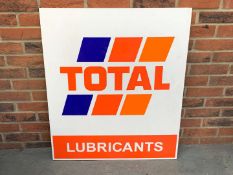Total Lubricants Plastic Sign