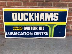 Duckhams Motor Oil Plastic Sign