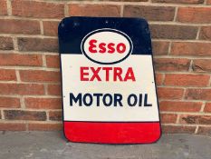 Esso Extra Motor Oil Aluminium Sign