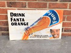 Drink Fanta Orange Tin Sign