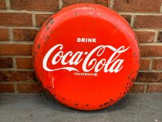 Coca Cola Convex Metal Sign