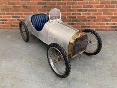 Bugatti Styled Aluminium Bodied Made Child's Pedal Car