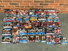 Large Quantity of Star Wars Boxed Figures Etc