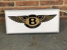Bentley Emblem Illuminated Sign