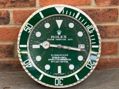 Modern Metal Rolex “Submariner” Wall Clock