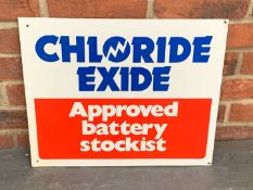 Chloride Exide Stockist Aluminium Sign