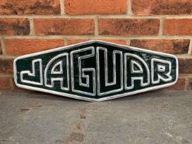 Jaguar Cast Aluminium Sign