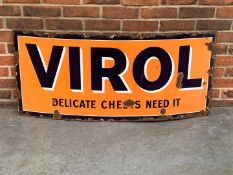 Virol “Delicate Chests Need It” Enamel Sign