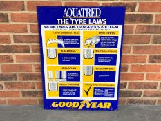 Goodyear Tin The Tyre Laws Sign
