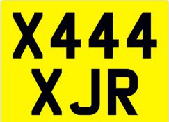&nbsp; X444 XJR Registration Number