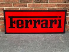 Ferrari Perspex Sign