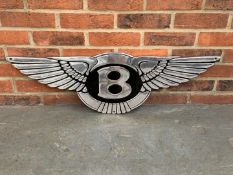 Bentley Cast Aluminium Emblem Sign
