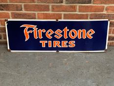 Firestone Tires Enamel Sign