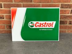 Castrol Authorised Stockist Flange Sign