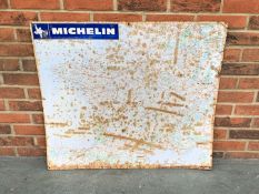 Tin Michelin Map French Sign