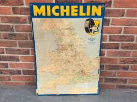 Tin Michelin Map Sign