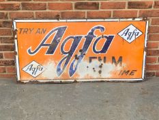 Try an AGFA Film Enamel Sign