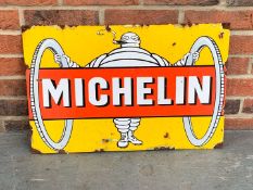 Michelin Tyre's Enamel Sign
