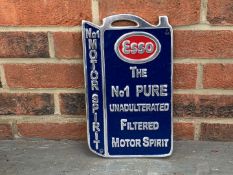 Esso Motor Spirit Aluminium Sign