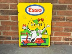 Esso Mr and Mrs Drip Enamel Sign