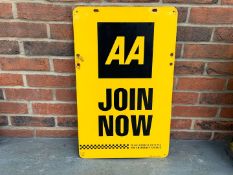 AA Join Now Aluminium Sign