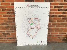 Silverstone Gridded 2015 British GP Map&nbsp;