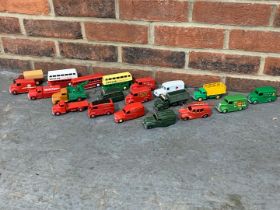 Quantity of Dinky Play Worn Commercial Vehicles&nbsp;