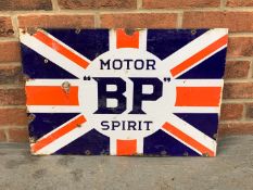 BP Union Jack Motor Spirit Enamel Sign