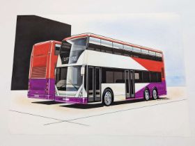 Singapore Bus Service Transit Double Decker Design Concept&nbsp;