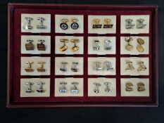 A selection of cufflinks