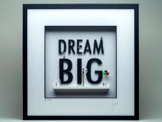 Dream Big wall sculpture by Nic Joly