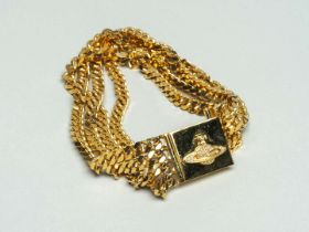 Vivienne Westwood gilt dog chain collar