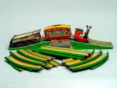 1935 Mickey Mouse Circus Train English Set by Wells O' London
