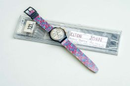 Signed Elton John Swatch watch